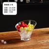 Tigela oblíqua de acrílico estilo japonês tigela de tira de pepino gelado pc prato de frutas secas prato de lanche tubo de ensaio placa bar ktv comercial