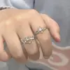 Nuevo Anillo de Luna de Ángel y Diablo para Pareja Moda Apertura Ajustable Regalo para Amigos Hombres y Mujeres