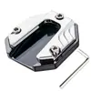 Base Protetora para Cavalete Lateral de Veículo Elétrico, Base de Suporte para Cavalete de Motocicleta, Peças de Modificação Antiderrapantes para Bicicletas Elétricas