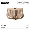 Ropa Interior para Hombre de Seda de Morera Antibacteriana 10A Malla de Hielo de Seda Nylon Rayada Transpirable Pantalones Bóxer para Hombre