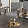 Silla de Peluquería de Moda para Permanentes y Tintes, Silla Especializada para Cortar el Cabello para Salones de Alta Gama, Taburete Redondo para Cortar el Cabello