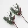 Guirnalda de Decoración Navideña DIY Material Árbol de Navidad Ventana Muebles del Hogar Accesorios Cuerda de Cáñamo de Cedro Ramo de Bayas Rojas
