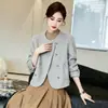 Nuevo Abrigo de Lana Corto de Doble Botonadura Otoño/Invierno 2026 Estilo Pequeño Chanel de Alta Gama Moda Casual Temperamento Ropa Exterior