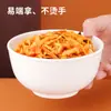 Tigela de Arroz JOBO Comercial de Melamina Tigela Espessada 7,53 polegadas cm Branca 1 Pacote