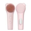 Instrumento Eléctrico de Limpieza Facial de Silicona para Limpiar Puntos Negros, Belleza, Masaje Multifuncional, Cepillo para Lavado Facial y Baño, Venta al por Mayor Vibración con Compresa Caliente