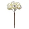 Esquejes Navideños Personalizados de Bayas con Fruta de Humo Diamante Accesorios para Árbol de Navidad Decoración Navideña para el Hogar Color Rama de Bayas