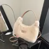 Bolso de mano de felpa de comercio exterior para mujer, nueva colección otoño/invierno 2026, bolso de hombro, bolso cruzado, moderno y popular para el día a día