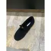 Sapatos Baixos de Pelo Estilo Chanel para Mulheres, Mocassins para Exterior, Sapatos de Algodão Mary Jane com Laço de Pelúcia Inverno 2026, Sapatos Individuais Femininos