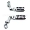 Pedales Universales Modificados para Motocicleta con Cubiertas Galvanizadas, Accesorios para Automóviles y Motocicletas Adecuados para Tubos con un Diámetro de 1-1/4 pulgadas