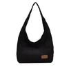 Bolso de Hombro de Pana 2022 Nuevo Japonés y Coreano ins Otoño e Invierno Estudiante Femenina Gran Capacidad Bolsa de Compras Bolso Simple