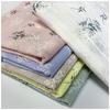 Tira de Ventana Floral Pequeño Moda Coreana Top de Chifón para Mujer Tejido de Moda Algodón Puro Saro Jacquard Tira Calada