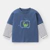 Camiseta de Manga Larga para Niño Estilo Europeo Derecho Atuendo de Otoño Camiseta Básica para Bebé Ropa Infantil Nueva 2026 Top para Niños de Primavera y Otoño