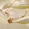 Collar Colgante de Perla de Agua Dulce Gota Estilo Nuevo Simple Natural Transfronterizo para Mujer Verano Lujo Ligero Joyería de Gama Alta
