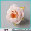 Cabeça de flor de camélia artificial tecido de seda decoração de casa diy feito à mão estilo nacional acessórios de cabelo cenário de casamento adereços para fotografia de flores artificiais