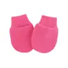 Luvas Antirrisco para Bebê Outono Inverno Luvas para Bebê Recém-nascido Grossas Quentes Cor Sólida 0-1 Ano