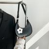 Bolso de Hombro Estilo Occidental de Estilo Fresco para Mujer Primavera y Verano 2024 Nuevo Combinable Ins Bolso de Axila Estilo Coreano Color Sólido Bolso Dumpling