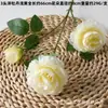 Flores Artificiais Amarelas Dopamina Flores de Casamento Rosas Artificiais Flores Falsas Salão de Casamento Decoração de Casa Flores Artificiais