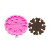Chaveiro de Silicone com Cabeça de Rena de Natal, Molde de Gotejamento de Gel, Para Fazer DIY de Bolo de Chocolate para Assar