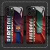 Capa de Celular com Logo de Clube de Futebol da Copa do Mundo Barcelona/Liverpool/Bayern de Munique Capa Protetora para Celular