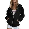 Comércio Exterior Transfronteiriço Amazon Aliexpress Moletom Jaqueta Blusa Casual com Cordão Zíper Capuz com Bolso