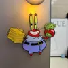 Imanes Giratorios para Refrigerador de Bob Esponja y Patricio Estrella, Sr. Decoraciones para Muebles, Coleccionables y Regalos Temáticos de Krabs de Xiaohongshu