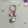 Anel de Cartão 751 Popular Estilo Desenho Animado Sanrio Criativo Fofo Personalizado Presente Chaveiro Pingente de Mochila Chaveiro