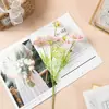 Estilo Pastoral 5 Cabezas Hierba Negra Flor Artificial Tela de Seda Planta Verde Accesorio Decorativo Fotografía Mesa Arreglo Estilo Nórdico