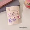 Horquilla de Pelo Estrella de Color Mujer Niños Bebé Horquilla Estrella de Cinco Puntas Joyería Dopamina Clip Pequeño Adorno para la Cabeza Clip bb Clip