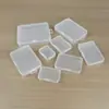 Caixa Plástica Transparente Retangular Caixa Organizadora para Papelaria Peças de Ferragens com Tampa Caixa de Embalagem Transparente para Equipamentos de Pesca Cartas