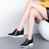 Zapatos Casuales para Mujer de Moda de Nicho, Zapatos sin Cordones de Suela Gruesa que Aumentan la Altura, Corte Profundo, Nuevos Primavera 2026, Puntera Redonda