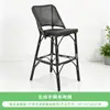 Sillas de Ratán para Exteriores Estilo Francés Personalizadas, Mesas y Sillas de Ratán Estilo Antiguo Asiático del Sudeste para Comedor, Estilo Chino Nuevo Impermeables y a Prueba de Sol para Patio