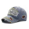 Gorra Nueva Estampada y Bordada Transfronteriza de Amazon, Gorra de Béisbol Vintage Desgastada, Gorra de Pico para el 250º Aniversario
