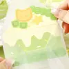 Liyanshe Tarjeta de Felicitación Plegable de Forma Irregular Serie Casa de Pasteles Dulces Tarjeta de Mensaje de Bendición de Pastel Linda Fresca Creativa