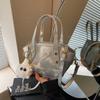Bolso de Hombro Texturizado Nuevo Primavera 2025 Bolso de Mano Retro Coreano Lindo Bolso Cubo de Moda Bolso Cruzado para Mujer
