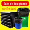 Sacos de Lixo Comerciais Tamanho Grande, Extra Grandes, Espessos, Sacos de Plástico Descartáveis Extra-Grandes Pretos para Propriedades Hoteleiras