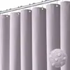 Cortina de ducha de poliéster impermeable y a prueba de moho, con patrón de gofres liso, engrosada, para baño, transfronteriza, suministrada por Amazon para comercio electrónico y comercio exterior