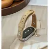 Adequado para Pulseira em Forma de Cruz para Xiaomi Mi Band 11 9/8/Nfc Estilo Outono e Inverno Couro Pulseira Versátil para Pulso Pulseira de Relógio para Meninas