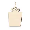 Venta al por mayor de fábrica varios tipos de forma de corte láser de madera patrón manualidad de madera marcapáginas colgante de árbol de Navidad