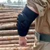 Protetores de Joelho e Cotovelo para Treinamento Pré-Serviço, Conjunto de Protetores de Pulso Anti-Colisão Espessados Táticos para Rastejamento em Pista de Obstáculos, Joelheiras Especificamente para Ajoelhar