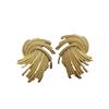 Brincos de fogos de artifício de ouro vintage antigos banhados a ouro estilo Hong Kong elegante brincos de estudante de nicho retrô design brincos