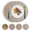 Manteles Individuales de Cuadros para Hotel de Venta Caliente Transfronteriza, Manteles de Mesa Impermeables y a Prueba de Aceite, Posavasos de Cuero Aislantes de Gama Alta, Venta al por Mayor