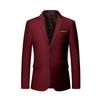 Traje pequeño blanco de estilo coreano con dos botones para hombre, chaqueta de traje de primavera y otoño, traje informal de moda de corte entallado de estilo coreano
