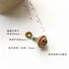 Lótus de madeira de pêssego, flor de ameixeira e sino, pequenos enfeites pendentes, esculturas em madeira feitas à mão, acessórios decorativos, pingentes DIY