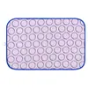 Pad Aislante Térmico Colgante con Círculos Rosa Claro, Pad para Planchar Resistente a Altas Temperaturas, Tabla de Planchar Impermeable Antideslizante Engrosada de Seis Capas, Antiescarchas