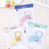 Llavero Colgante de Cuentas Transparente Brillante Colorido Pez Pequeño Campana Llavero Fresco Dibujos Animados Pequeño Accesorio En Stock Envío Directo