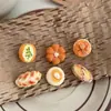 Água Alcalina Francesa Pão Adesivo Magnético Mini Bolsa Artificial Europeia Adesivo para Geladeira Adesivo de Memo para Assar Ímã Ímã Decorativo