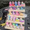 Muñeca Serie Pony Creativo Caja Sorpresa Colgante Bolsita Unicornio Lindo Colgante Llavero Coche Regalo