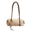 Bolsa Retro Fosca Feminina Grande Capacidade 2026 Nova Outono/Inverno Bolsa de Mão Casual para o Dia a Dia Versátil Bolsa de Ombro Único Sob o Braço