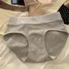Roupa íntima feminina 10A Antibacteriana Melamina Color Block Algodão Puro Entrepierna Estendida Sem Costura Cintura Média Tamanho Plus