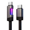 Cabo de Dados Pdmax Luminous Super Rápido com Tira de Luz Colorida Adequado para Apple 6/17 Huawei Samsung Xiaomi Honor